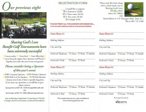 Golf Registration Form 2